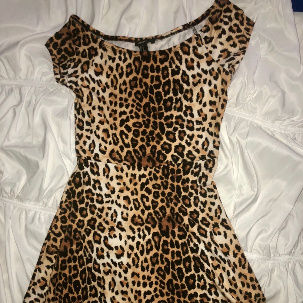 Cheetah print dress